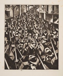 ए डॉन, 1914, पब। 1915. द्वारा क्रिस्टोफर रिचर्ड विने नेविन्सन
