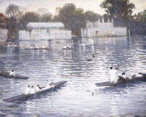संडे इवनिंग, पुंट्स ऑन थेम्स पर 1924 द्वारा क्रिस्टोफर रिचर्ड विने नेविन्सन