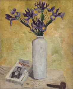 Iris in a Tall Vase द्वारा क्रिस्टोफर वुड