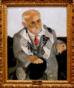 फ्रांसीसी कवि मैक्स जैकब (1876-1944) का पोर्ट्रेट क्रिस्टोफर वुड द्वारा पेंटिंग (1901-1930) 1930 ऑरलियन्स, ललित कला संग्रहालय के आसपास। द्वारा क्रिस्टोफर वुड