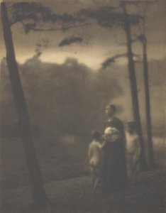 इवनिंग—मदर एंड बॉयज़, 1905।