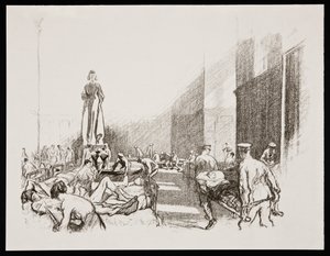 इंग्लैंड में अस्पताल में, 1917 द्वारा क्लाउड एलन शेपर्सन