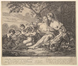 एरिगोन परास्त, सीए। 1745. द्वारा क्लाउड ऑगस्टिन डफ्लोस