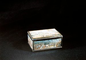 लुई सोलहवें और उनका परिवार 6 अक्टूबर, 1789 को पेरिस पहुंचा (तेल और लाख का सिंदूर) द्वारा क्लाउड एडमे चार्ल्स डी लिउक्स डे सविग्नैक
