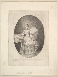 मार्गुराईट ले कॉम्टे का पोर्ट्रेट, 1764।