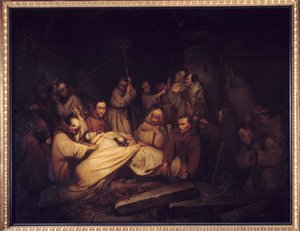 कमिंग्स की गिनती। कमिंग्स की गिनती के स्मारकों का अंतिम दृश्य उनकी मृत्यु के बाद एडिलेड को पहचानने वाले द काउंट ऑफ कमिंग्स का प्रतिनिधित्व करता है। फ्रेंकोइस डी बैकुलर डी'अर्नौद (1718-1805) के उपन्यास के बाद पेंटिंग "लेस लवर्स अनहेरेक्स"। स्थ द्वारा क्लाउड जैक्वैंड