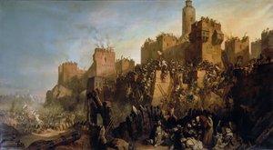 1299, 1846 में जैक्स डी मोले द्वारा यरूशलेम पर कब्जा