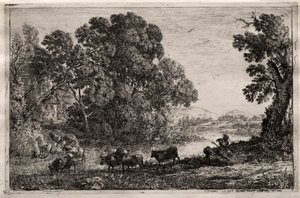 द काउहर्ड, 1606। द्वारा क्लाउड लोरेन