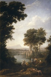 मूसा की खोज, 1639-1640 द्वारा क्लाउड लोरेन