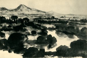 द टाइबर, रोम, इटली, c1640, 1943। द्वारा क्लाउड लोरेन