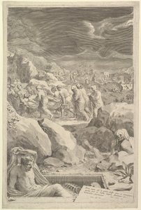 ईसा मसीह का दफन जुलूस, 1678। द्वारा क्लॉड मेलन