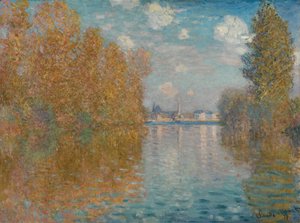 अर्जेंटीनील, 1873 में शरद ऋतु का प्रभाव। द्वारा Claude Monet