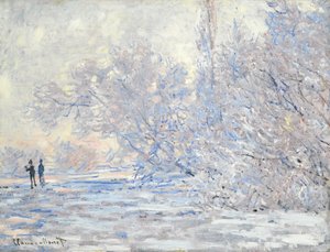 फ्रॉस्ट इन गिवरनी ले गिव्रे ए गिवरनी, 1885 द्वारा Claude Monet