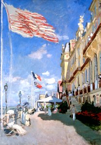 होटल डेस रोचेस नोयर्स, ट्रॉविल, 1870 द्वारा Claude Monet