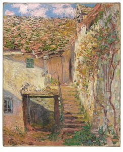 सीढ़ी, 1878 द्वारा Claude Monet