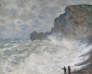 Attretat में पर्याप्त मौसम 1883 द्वारा क्लाउड मोनेट