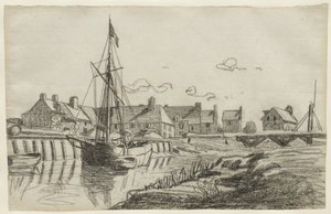 पोर्ट ऑन टौक्स, c.1864 द्वारा क्लाउड मोनेट