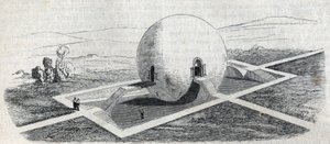 क्लॉड निकोलस लेडौक्स (1736-1806) द्वारा एक फार्म गार्ड हाउस की परियोजना।
