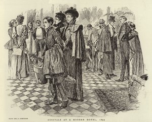 1895 में एक आधुनिक होटल में आगमन हुआ