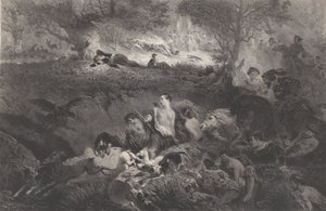 ड्रीम्स ऑफ हंटिंग, 1858। द्वारा सेलेस्टिन नानतेयुइल