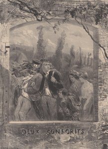 दो भर्तियां, सीए। 1830-70। द्वारा सेलेस्टिन नानतेयुइल