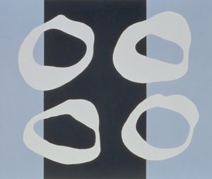 ब्लू ग्राउंड IV, 1998 (कैनवास पर एक्रिलिक)