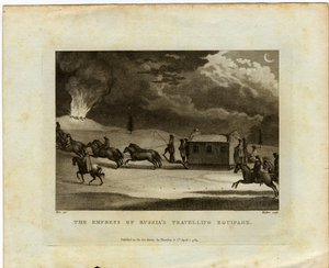 देश भर में रूस यात्रा की महारानी, 1784