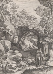 जंगल में मरियम मगदलेन पश्चाताप, 1573।