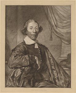 एक बैठे हुए आदमी का चित्र द्वारा Cornelis Ploos van Amstel