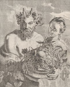 Satyr and Bacchante, ca. 1650-67. 