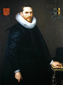 एड्रिएन डी किज़ वैन वाईसेन का चित्रण, 1616 (जोड़ी के लिए 307902 देखें)