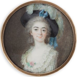 बैले डांसर जियोवाना बस्सी का पोर्ट्रेट 1762-1834, सी। 1780।