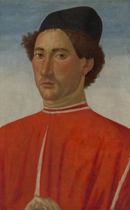 पोर्ट्रेट ऑफ़ ए मैन, ca. 1481-1482। द्वारा कोसिमो रोसेली