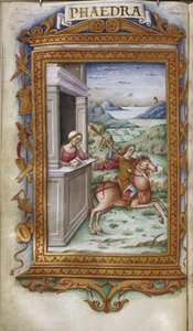 ओविद, 1485-1499 द्वारा द हीरो के लिए हिप्पोलिटस इलस्ट्रेशन पर फाएदेरा