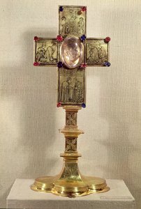 पोप अर्बन V (1310-70) 1368-78 (सोने, क्रिस्टल और कीमती पत्थरों) का पारिश्रमिक क्रॉस