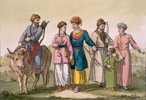 क्रीमिया के टागुरी टाटर्स, c1820s-30s।