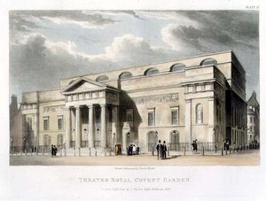 लंदन में थिएटर रॉयल, कॉवेंट गार्डन, 1809 में रॉबर्ट स्मिर्के द्वारा डिजाइन किया गया था