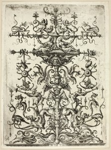1526-30, अरबियों के साथ आभूषण, 1684 मुद्रित द्वारा डेनियल होफ़र