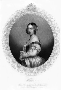क्वीन विक्टोरिया, c1850s। द्वारा डैनियल जॉन पाउंड