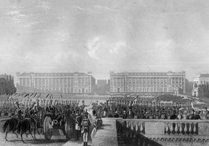 मित्र राष्ट्रों का प्रवेश पेरिस, 1815 c1857 द्वारा डैनियल जॉन पाउंड