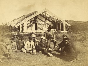 कोवाइटिस रूंगुंगा हाउस, वियोनियो, बे ऑफ आईलैंड्स, सी .1870 (एल्बम प्रिंट) द्वारा डैनियल लुइस मुंडी