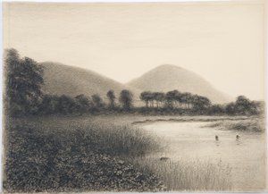 Yeavering Bell, Northumberland, c.1916 (कागज पर पेंसिल und wc)