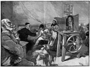 सालपेट्री में इलेक्ट्रोथेरेपी: 1887 में डॉ। विगोरौक्स द्वारा निदान