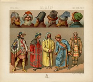 रूसी पोशाक, 1880