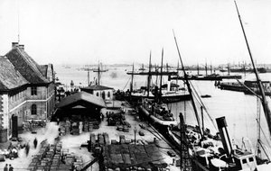 कोपेनहेगन हार्बर, c.1880