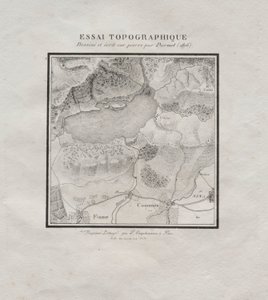 लिथोग्राफिक परीक्षणों का संग्रह: स्थलाकृतिक निबंध, 1816। द्वारा Darmet