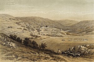 नासरत का सामान्य दृश्य (रंग लिथो) द्वारा डेविड (बाद में) रॉबर्ट्स