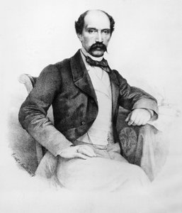 मार्क्विस फर्डिनेंडो बार्टोलोमेई (1821-1869) का पोर्ट्रेट, इतालवी क्रांतिकारी और राजनीतिज्ञ, जिन्होंने 1848 से 1860 तक टस्कनी की राजनीतिक घटनाओं में महत्वपूर्ण भूमिका निभाई, उत्कीर्णन द्वारा WG (बाद) थायर