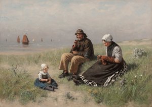 Scheveningen में रेत पर