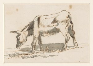चरता हुआ गधा, बाएँ से द्वारा David Alphonse de Sandoz Rollin